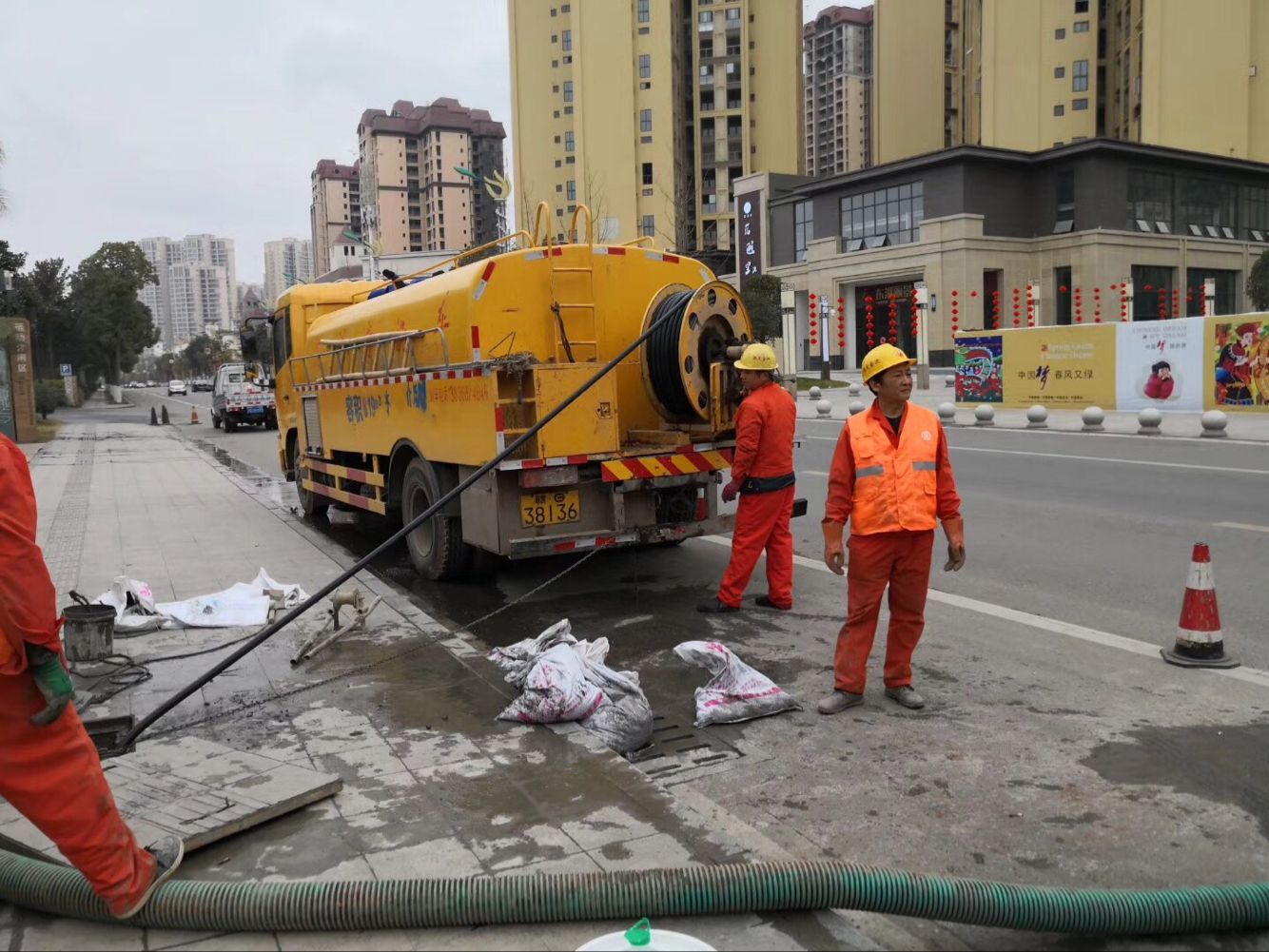瑶海排污管道清淤-管道清洗